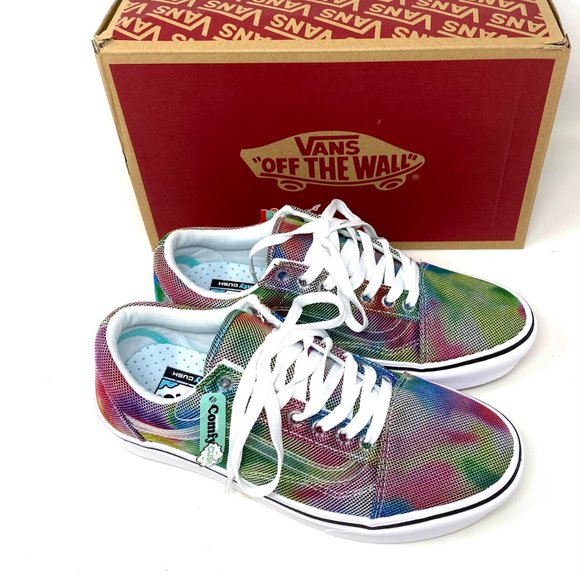 VANS Comfycush Shoes Women's Old Bloom Canvas Multicolor Casual Size VN0A5DYCB1T - Picture 8 of 11